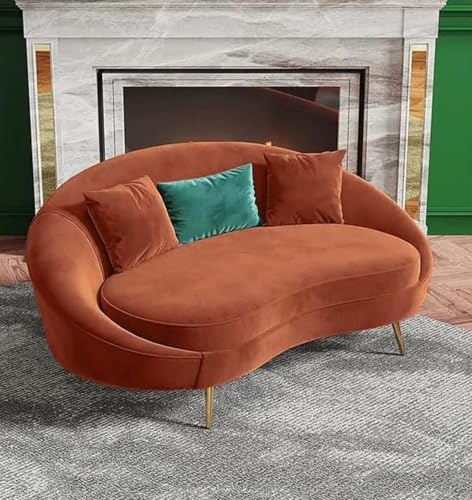 Image of 2-Seater Wooden Sofa Set | Compact, Cushioned Loveseat for Living Room & Bedroom | Stylish Couch for Small Spaces (Brown)