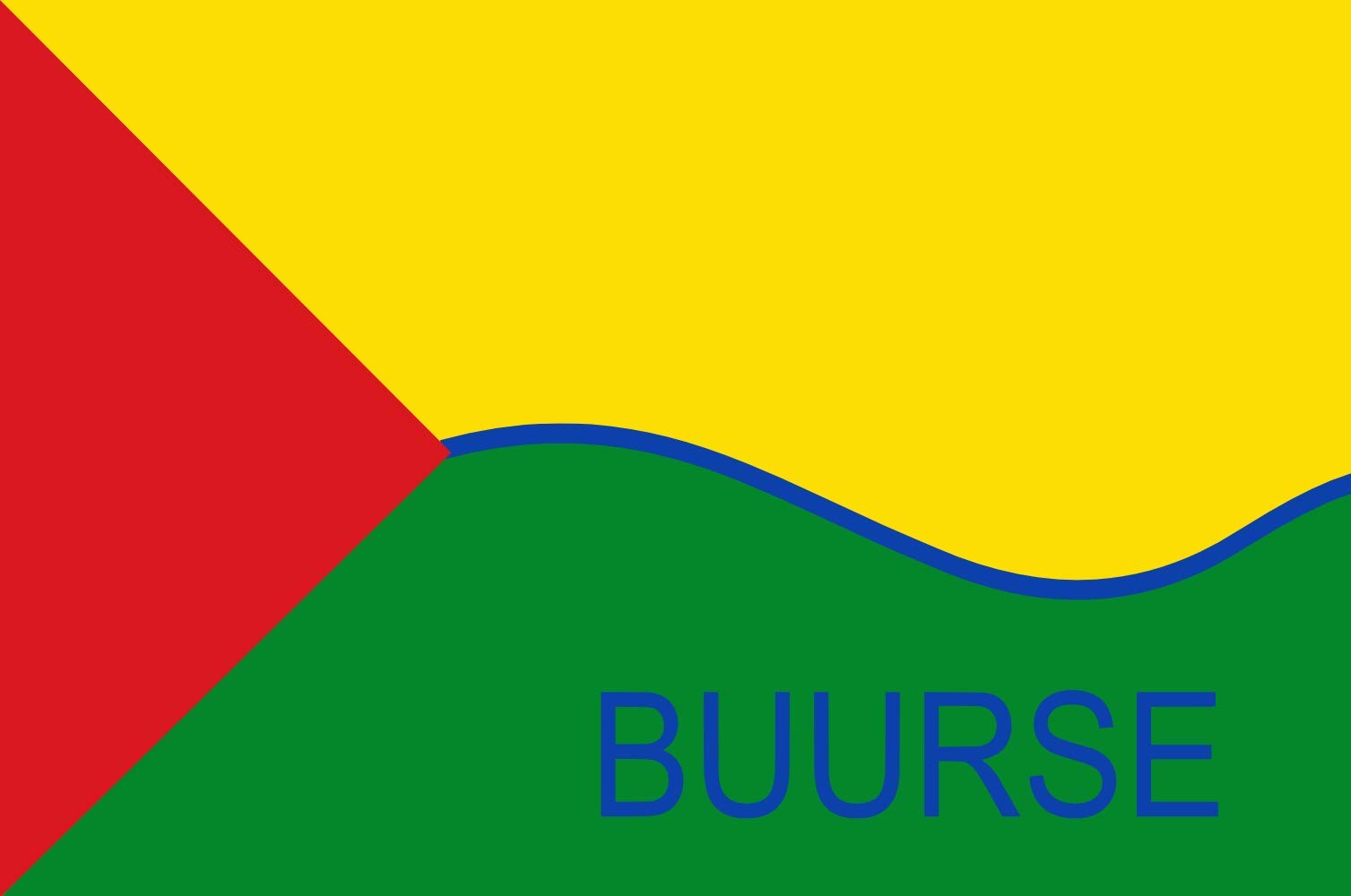 Drapeau Buurse vlag anti-décoloration pour remplacer vos bannières usées