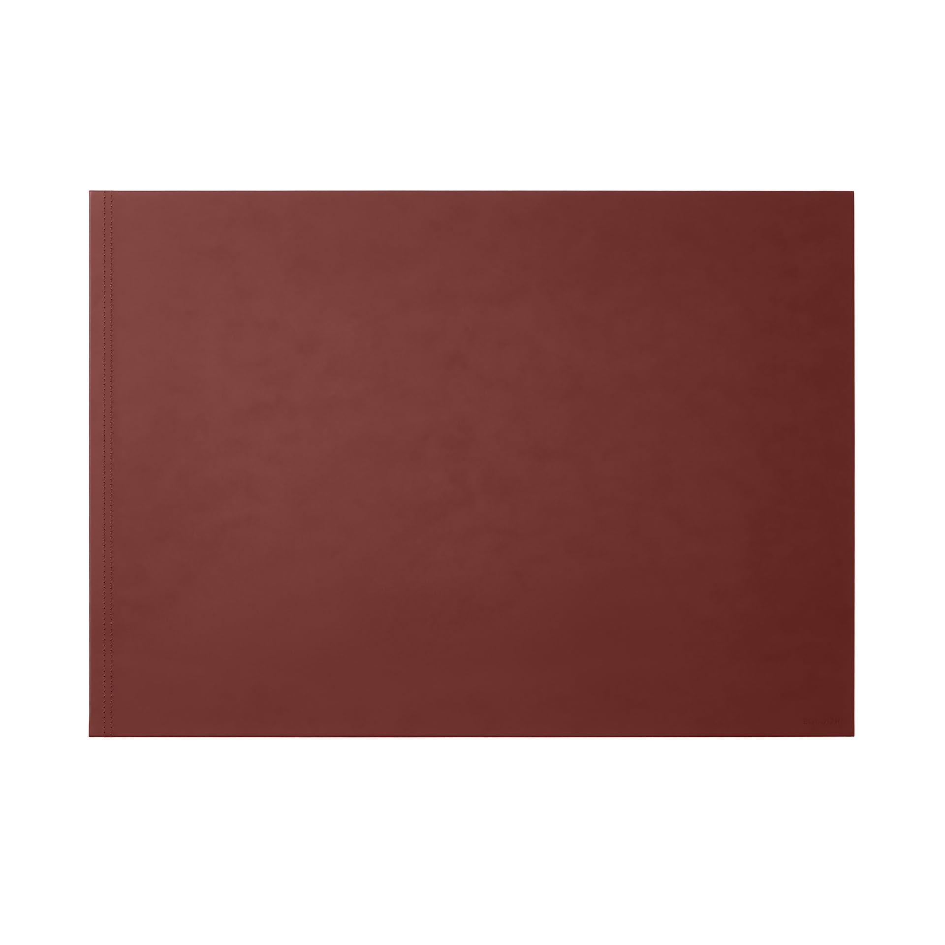 Eglooh - Clio - Office Desk Mat Made of Burgundy Red Leather cm 50x35 - Desk Pad with Resistant Core Made of Steel, Handmade Stitchings, Non-Slip Bottom - Made in Italy โ image 1