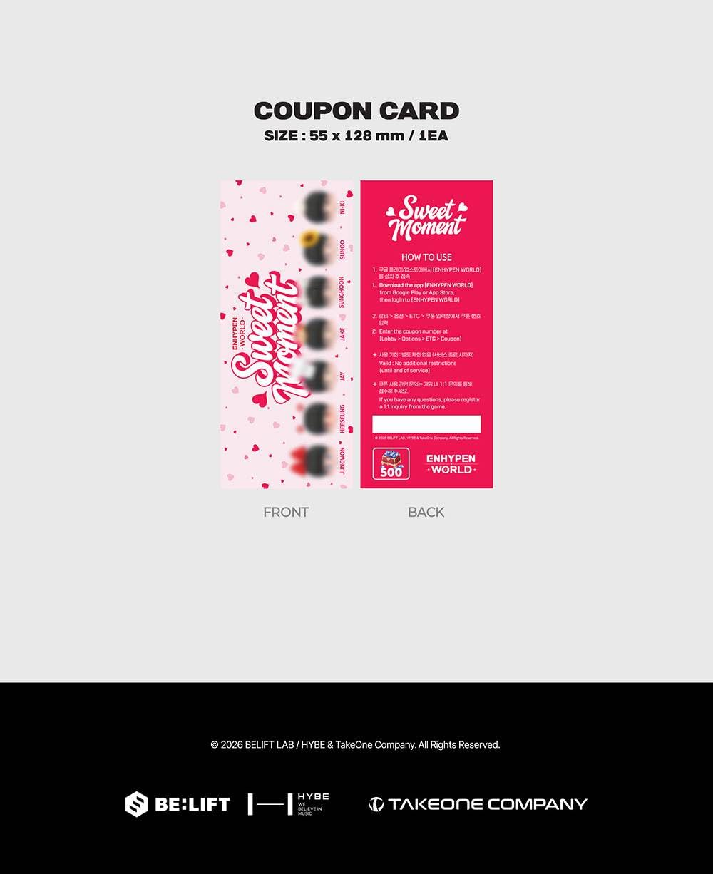 Amazon.co.jp: EN- (エンハイフン) - [ ENHYPEN WORLD COUPON CARD