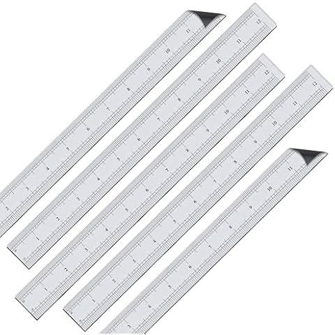Better Crafts Magnetic Ruler - Flexible Magnet Measuring Tape 12 inch Ruler Cover