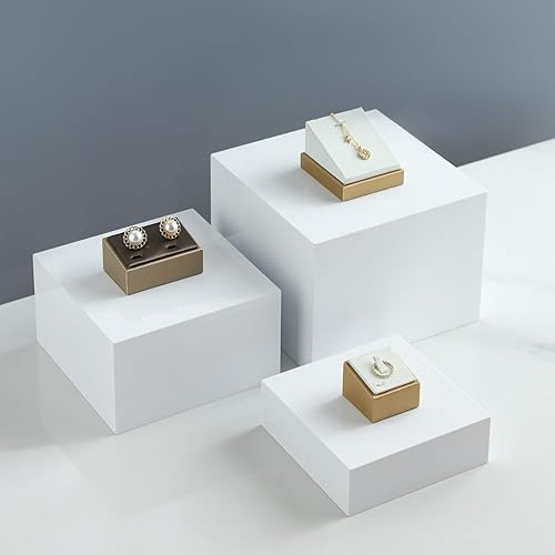 Miniatura 3 de Cubo de acrílico que catering Buffet Riser, estante del soporte de exhibición para el partido, mostrador al por menor, exposición, configuración de