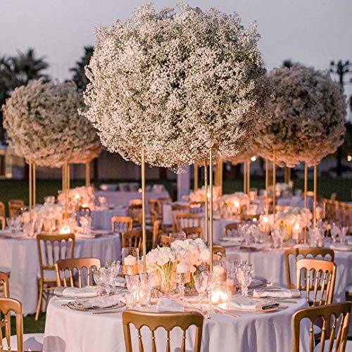 Homcomoda Artificial Flowers Babies Breath Flowers Fake Gypsophila Plants Bouquets For Wedding Home Diy Decoration (A-White, 12Pc) #TOP4