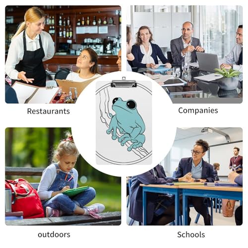 Planchettes a pince A4 porte document compact avec clip profil bas