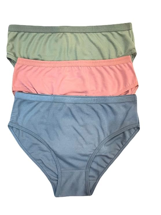 Flomex® Women’s Hipsters Panties Super Soft Hipster Ladies Plain Bright Panty/Innerwear Soft Panties Underwear Combo Pack 3 (in, Alpha, 2XL, Multicolour 1)