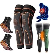 KNEECA Tourmaline Acupressure Self-Heating Knee Sleeve, Mugwort Acupressure Detoxing & Shaping Kn...