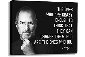 Motivational Steve Jobs Poster for Achieving Dreams