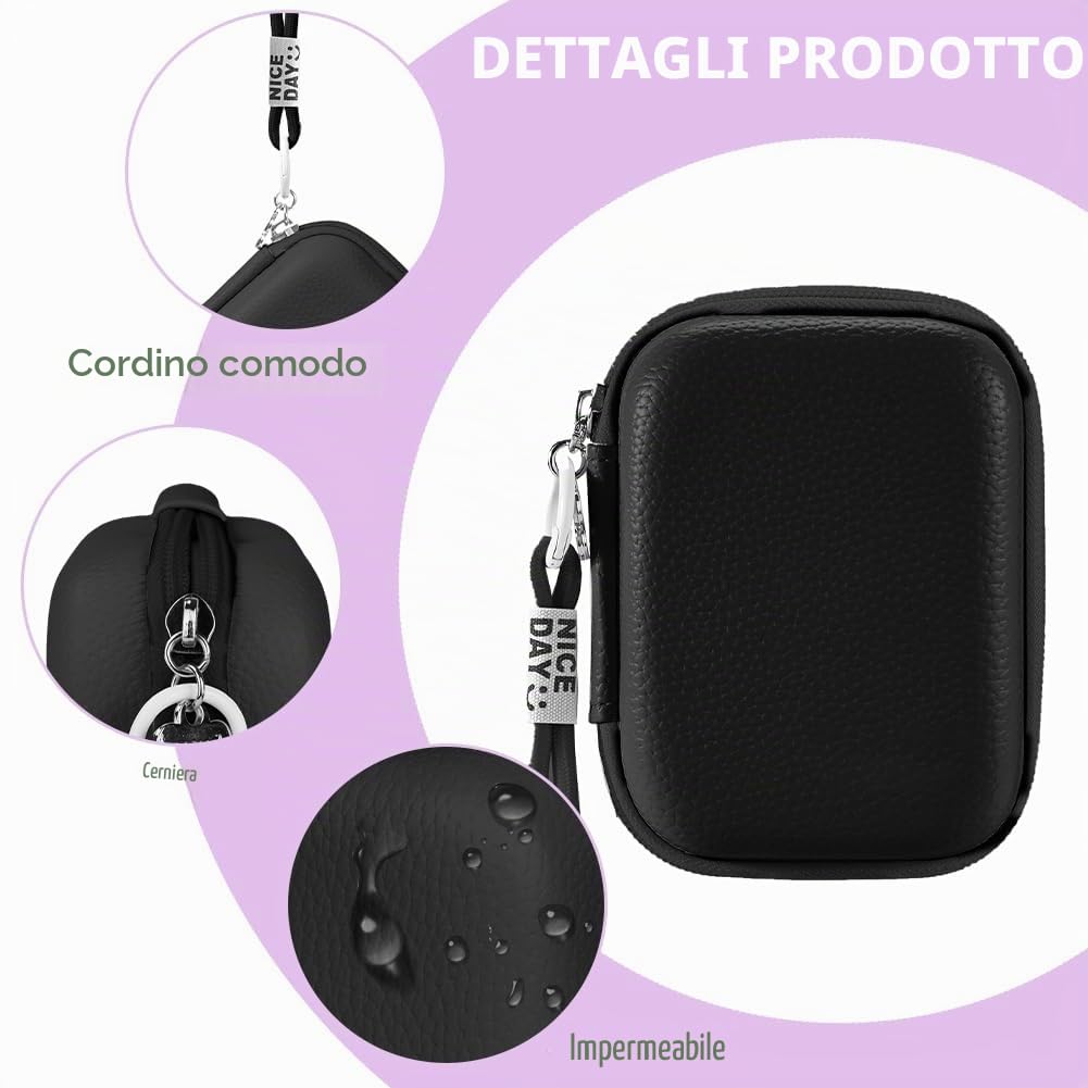 Custodia per Fotocamera Digitale Compatibile con Sony ZV-1, Ricoh GR, Casio ZR1000, Canon G7, Panasonic ZS110