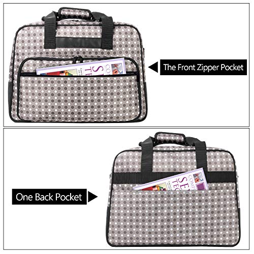 image for Yarwo Sewing Machine Tote Bag, Universal Portable Carrying Case with A