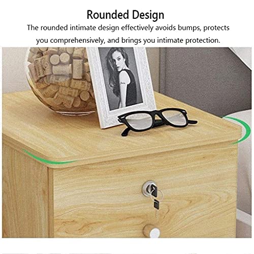 Table de chevet étroite verrouillable facile à installer - 5