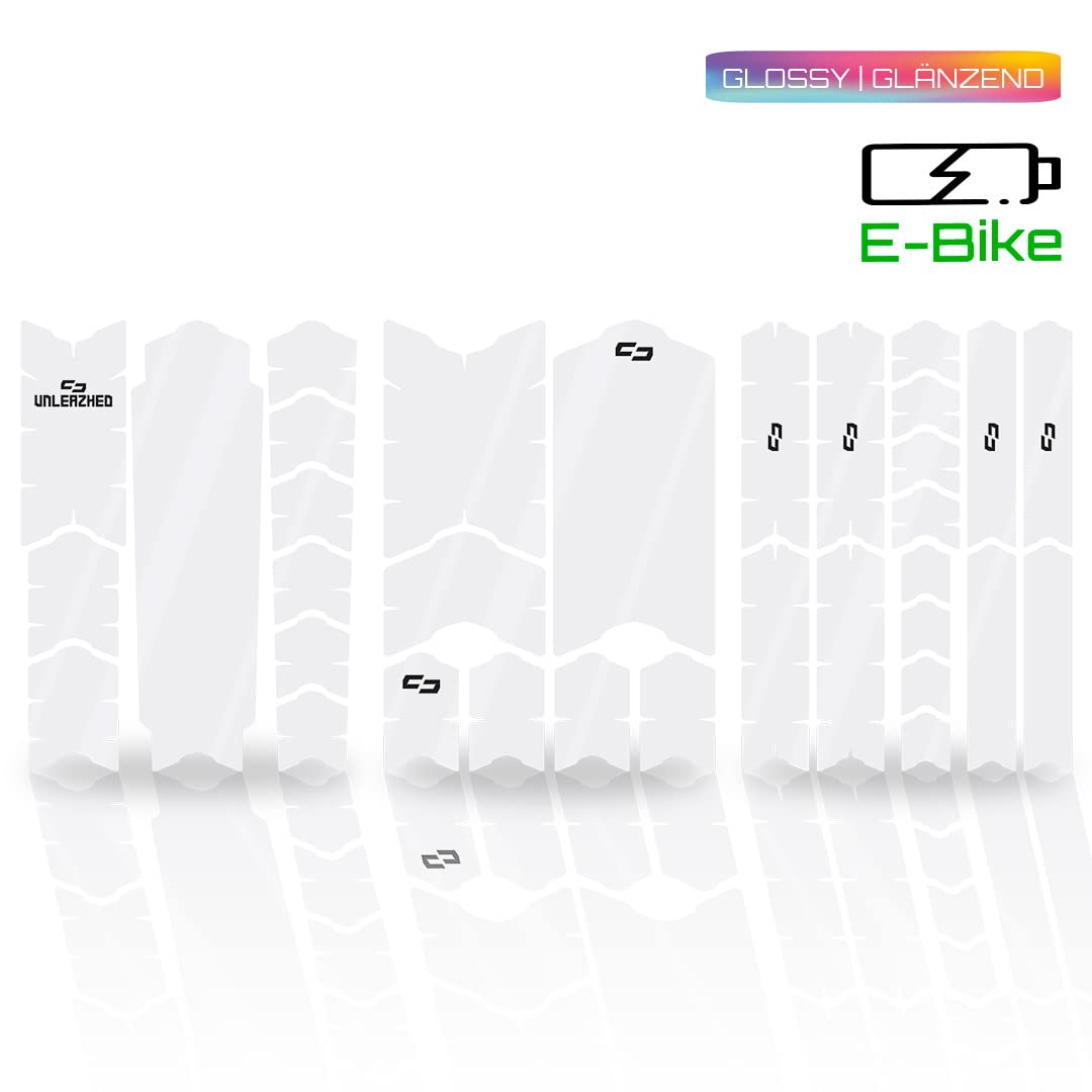 unleazhed Bike Protection BP01 | Film de protection pour cadre de vélo | Fabriqué en Allemagne | VTT électrique | Kit complet de protection du cadre 33 pièces