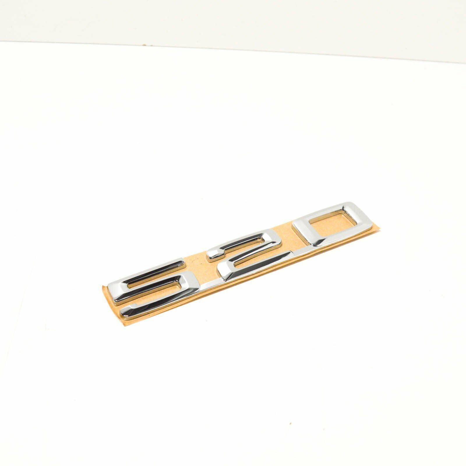 Pour Emblème chromé 520 pour couvercle de coffre BMW E28, logo 51141946161 d'origine