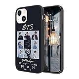 WWDIYHOUSE Compatible for iPhone 14 Case, Cool Unique Design Soft TPU Shockproof Case for Men/Women/Girl/Boy(Fashion-BTS-11)