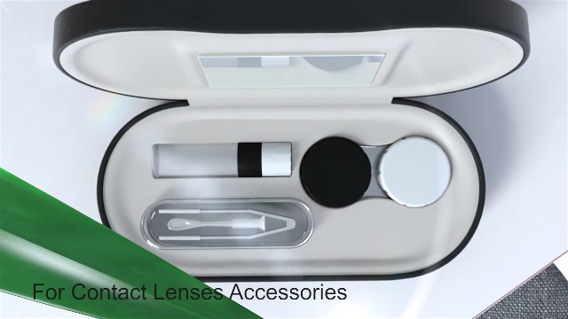 Amazon.com: MoKo Double Eyeglass Case, Contact Lens Case with