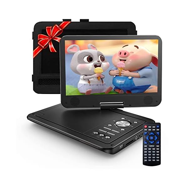 YOTON-125-Portable-DVD-Player-Car-Headrest-Video-105-HD-Swivel-Screen-4-6-Hours-Built-in-Battery-Support-USBSD-CardTV-Car-Charger-AC-Adapter-Not-Support-Blu-Ray YOTON-125-Portable-DVD-Player-Car-Headrest-Video-105-HD-Swivel-Screen-4-6-Hours-Built-in-Battery-Support-USBSD-CardTV-Car-Charger-AC-Adapter-Not-Support-Blu-Ray