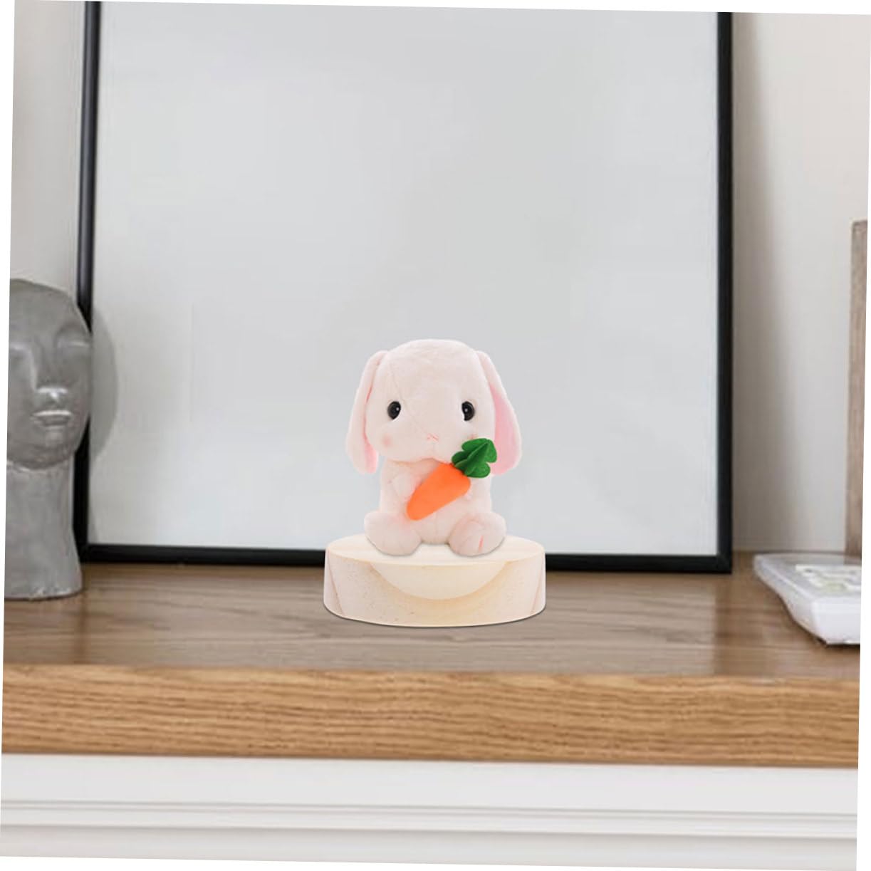 ULDIGI Wooden Doll Stand Base Sturdy Support for Clay Doll Display for Crochet Dolls