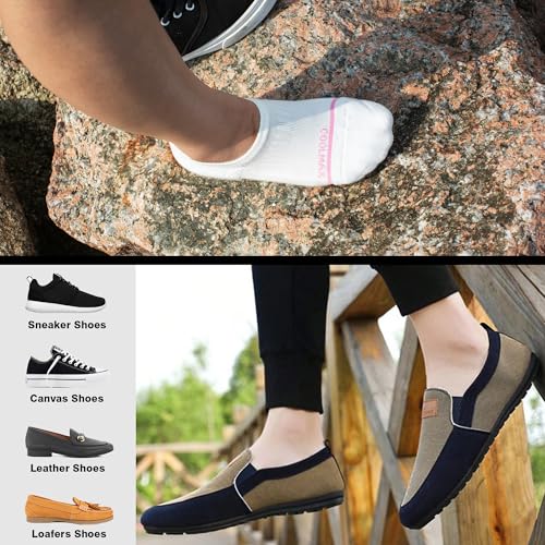 Image of BRISIRA Bamboo Viscose Coolmax Running Golf No Show Socks Women Compression Moisture Wicking Performance Low Cut Tab Athletic