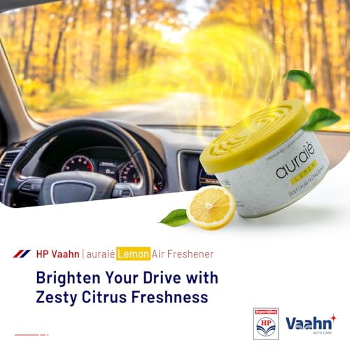 Image of HP Vaahn Lemon Air Freshener for Dashboard & Car Interior | Gel Based Car Perfumes | Deodorizer for Dashboards & Vents | Premium Auto Interior Fragrance | Long-Lasting & Refreshing Fragrance