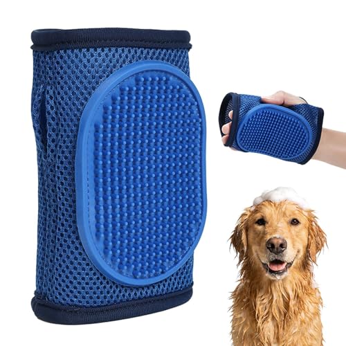 Hundeschrubber, 6 Zoll * 4,33 Zoll Shampoo-Handschuhe-Massagegerät, Hundebadebürste | Nicht Reizende Pflege Für Das Fell Von Mittelgroßen Und Großen Rassen, Katzen, Pferden, Welpen, Im