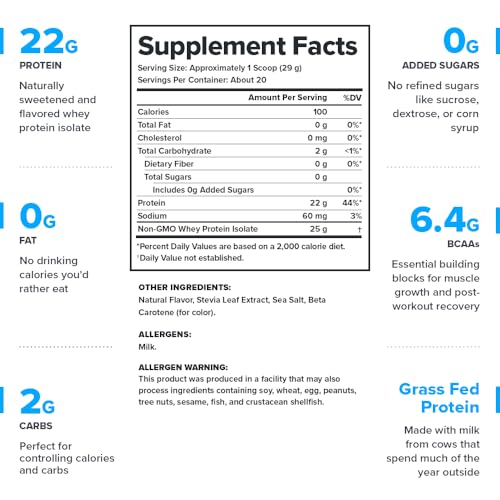 Image of LEGION Clear Whey+ Protein Isolate Powder - Naturally Flavored Lemon Lime, 22g Protein with BCAAs, Zero Sugar & Lactose Free, Fast-Digesting Grass-Fed Whey, Refreshing Light Protein Shake (20 Serving)