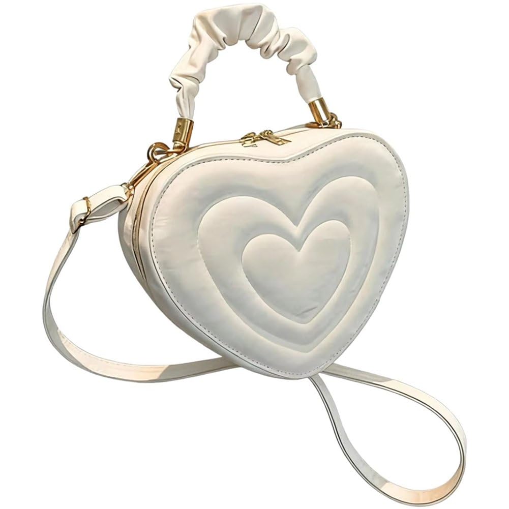 Sac à main cœur en cuir PU pour libérer vos mains avec élégance