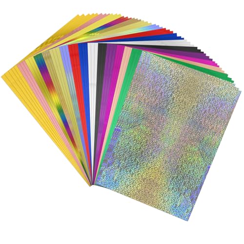 50 Hojas de Aluminio Reactivo de Transferencia A4 7.9 x 11.4