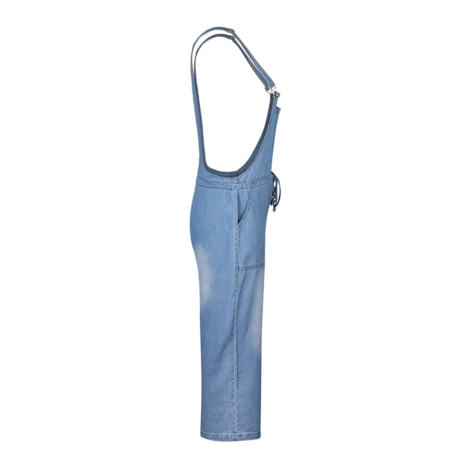 Vaquero Mujer Mono Elegante Peto Vestidos Monos De Trabajo Vaqueros Vestido Camisero Tejano para