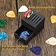JYCSTE Guitar Pick Holder mit Aufbewahrungsbox, Guitar Amp Model Guitar Picks Holder mit 5 Celluloid Guitar Picks - Witzige Geschenke für Musiker und Gitarristen