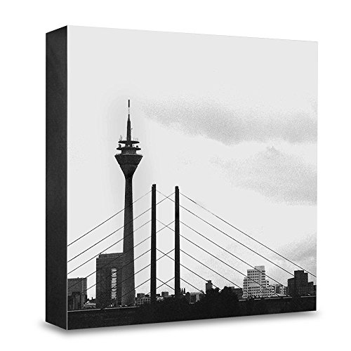 Pont du genou du Rhin bloc photo en bois idée cadeau architecture