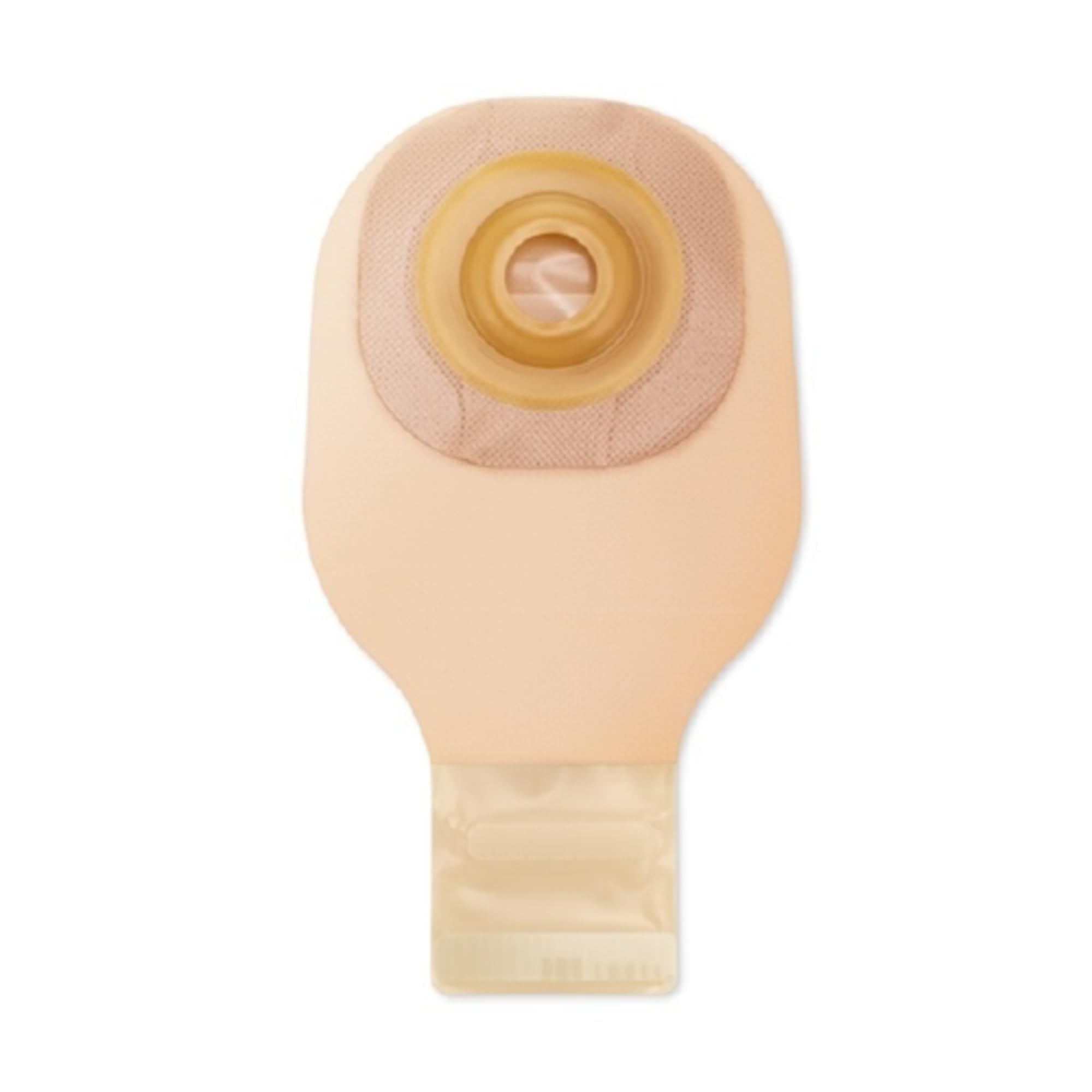 Hollister 8664 Premier 1-Piece 12” Drainable Ostomy Pouch & Soft Convex Flextend Skin Barrier, Pre-Sized 1-1/4”, Beige with Viewing Option, 5 Pack