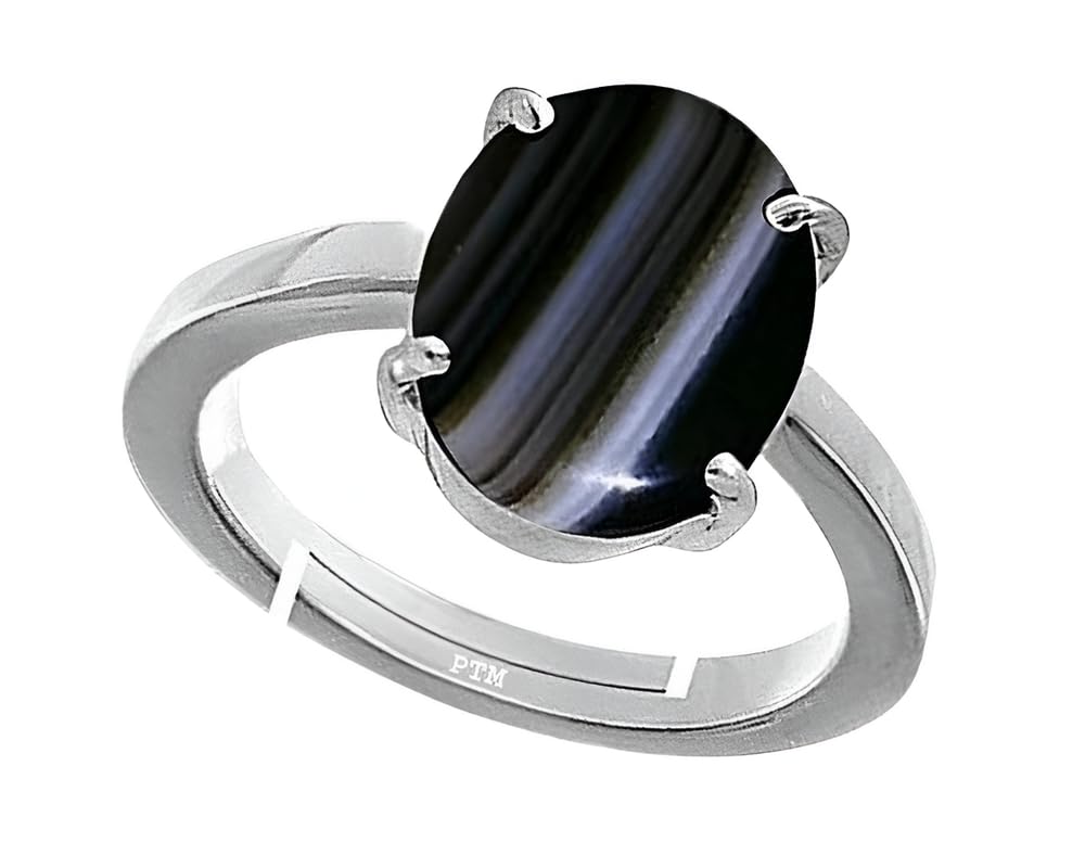 Natural Sulemani Hakik 3.25 Ratti to 10.25 Ratti or 3 Carat to 9.5 Carat Astrological Certified Gemstone Sterling Silver/bis Hallmark Adjustable Ring for Men & Women-image-34