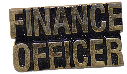 FINANCE OFFICER LAPEL PIN OR HAT PIN - Size 1-1/8