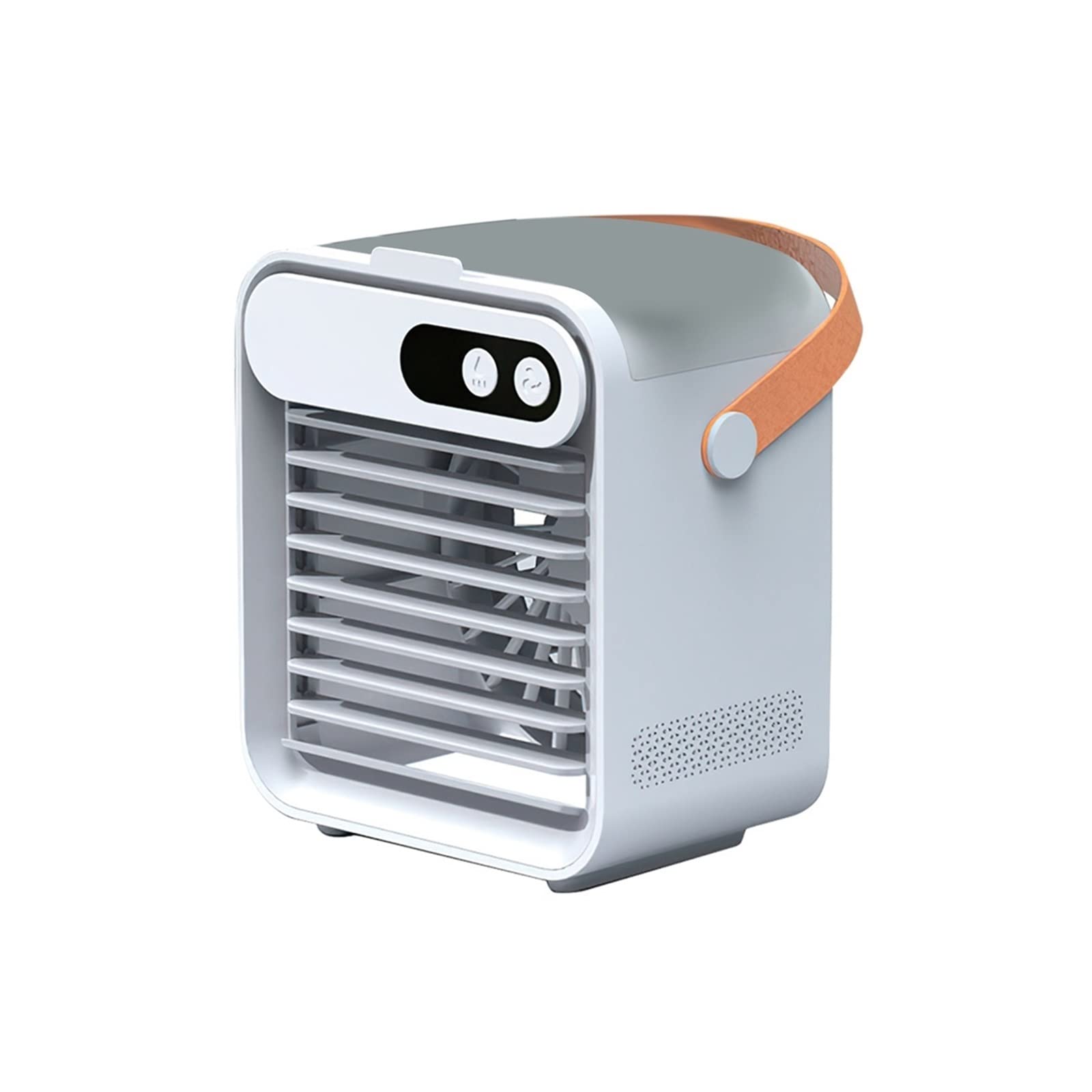 Cczrd One Color Portable Air Conditioning Fan Mini Conditioner Purifier Humidifier Desktop Usb Cooling Cooler(White) Airflow Comfort Refreshing Breeze