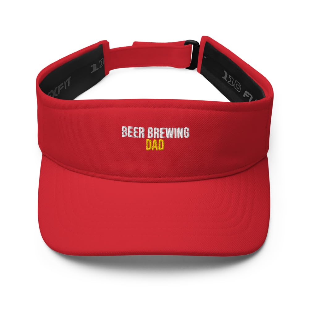 Beer Brewing Dad Hat (Embroidered Visor) Beer Brewing Apparel