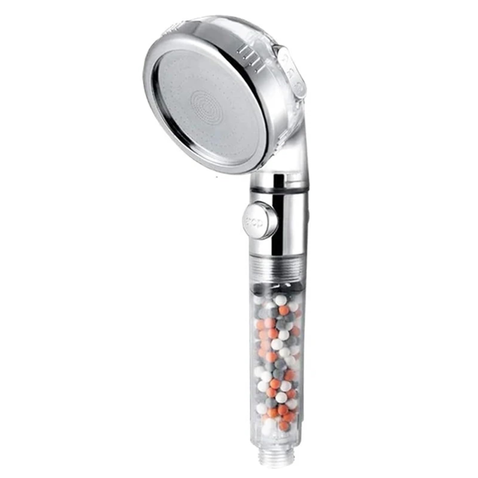 Mqfbnnp Color04 Shower Head Shower Head 3 Functions High Pressure Water Saving Handheld Rainfall Bathroom Accessories Anion Filter(Color04)