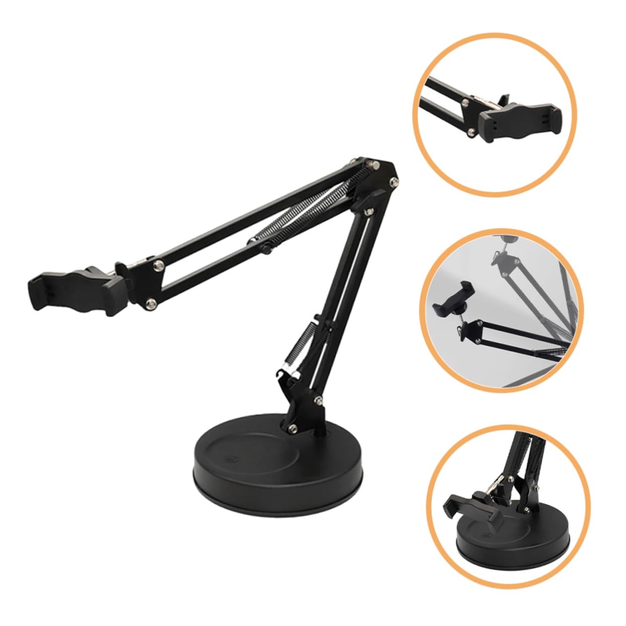 Operitacx Soporte Ajustable para Teléfono Móvil Soporte de Escritorio para Teléfono Móvil Estructura Razonable para Fotografía y Grabación en Múltiples Ángulos