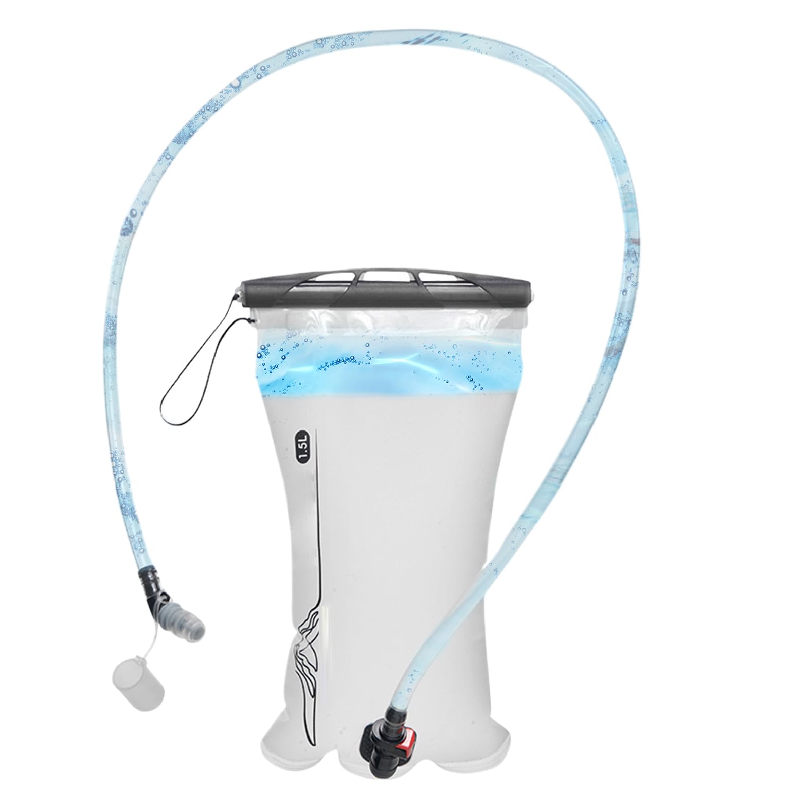 Vessie à eau pour le sac à dos de randonnée, la vessie à eau de randonnée | Soupche de la vessie à l'épreuve des fuites pour la course à dos, 2L Water Reservoir
