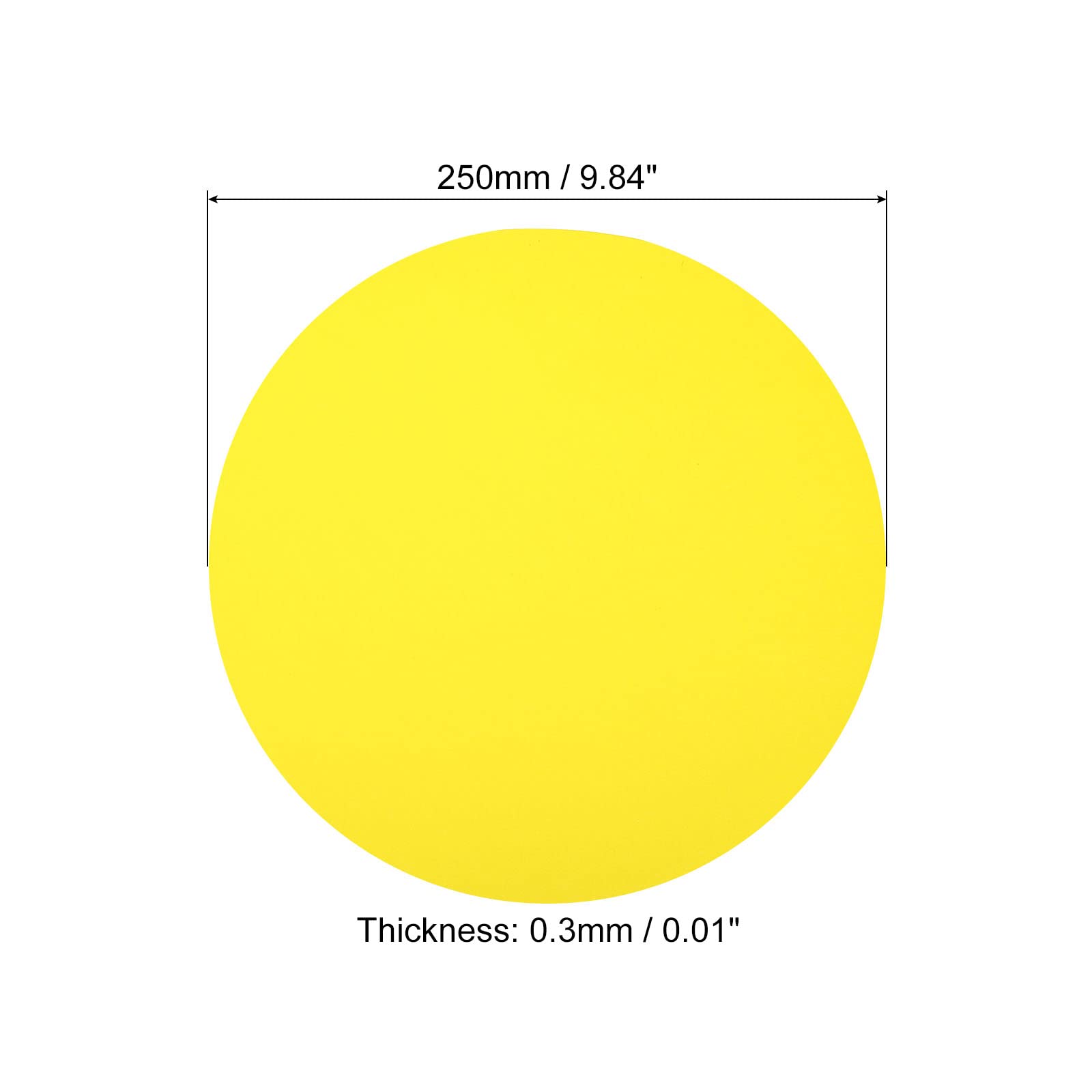 PATIKIL 9.8-inch Round Cardboard Paper - Image 2