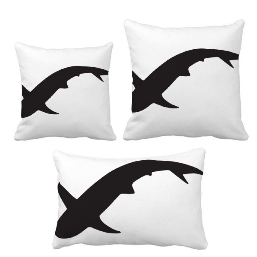 Coussin decoration canape pour soulager le dos motif requin