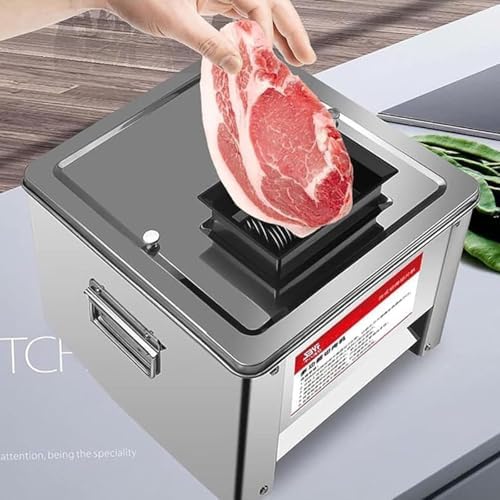 Heavy-Duty Automatic Meat Cutter Machine - Efficient Slicing & Cubing for Restaurants, Stainless Steel Blade, Commercial Food Prep, Easy Operation, High Performance