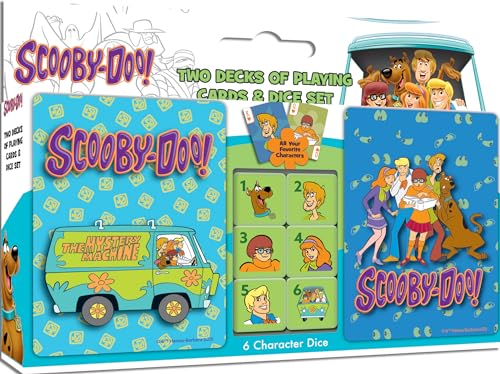Set de Naipes Póker Scooby Doo 2-Pack con Dados miniatura 2