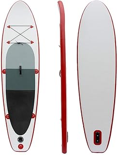 heqianqian Stand Up Inflatable Paddle Board Red SUP Inflatable Stand Up Paddle Board Set Includes Premium Free Accessories 305x76x10cm for Adults (Color : Red, Size : 305x76x10cm)