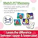 The Learning Journey: Match It! Memory - Alphabet - Capital and Lowercase Letter Matching Game with 26 Matching Pairs - Memory Games for Kids 3 and Up - Award Winning Toys