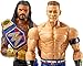 Mattel WWE Roman Reigns vs John Cena Championship Showdown Action Figure 2-Pack with Universal Championship, 6-inch