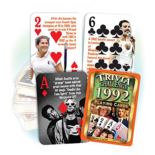 Flickback 1992 Trivia Playing Cards