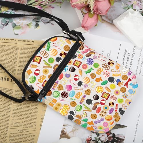 VAMSII Snacks Lover Gift Who Needs Her Little Snacky Snacks Crossbody Bag Snack Queen Travel Foodie Lover Gift3