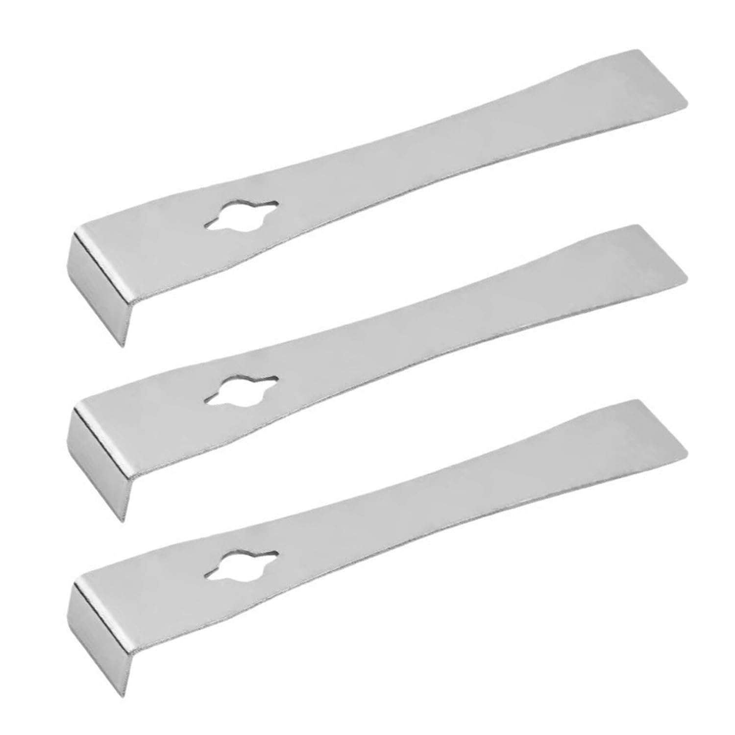 TVSVKWE 3 Pieces Crowbar, Manual Nail Lifter, Stainless Steel Scraper, Honeycomb Tool, Multi-Function Tool, Nail Removal Tool.