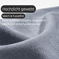 4er Barista Tuch Grau 30x30cm 500GSM, Mikrofasertücher für Siebträger zubehör, Dampflanze & Kaffeemaschine, Doppelseitige Microfasertuch, fusselfreie Reinigungstücher, saugstarkes Barista Zubehör – Ansicht 4