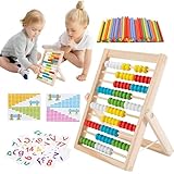 Generisch Kinder Abakus Bunt, Mathe Lernspielzeug Mit Zählstäbchen Für Vorschulkinder Buntes Lernspielzeug, Mathematischer Rechen Rahmen, Vorschulkinder Mädchen Zuhause