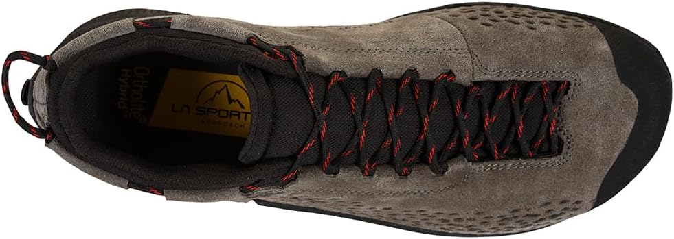 La Sportiva Mens TX2 EVO Leather Approach/Hiking Shoes, Carbon/Goji, 12